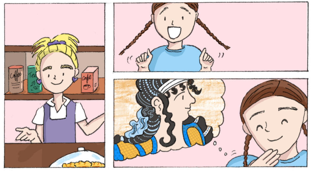 Friends on the balcony My friends on the balcony